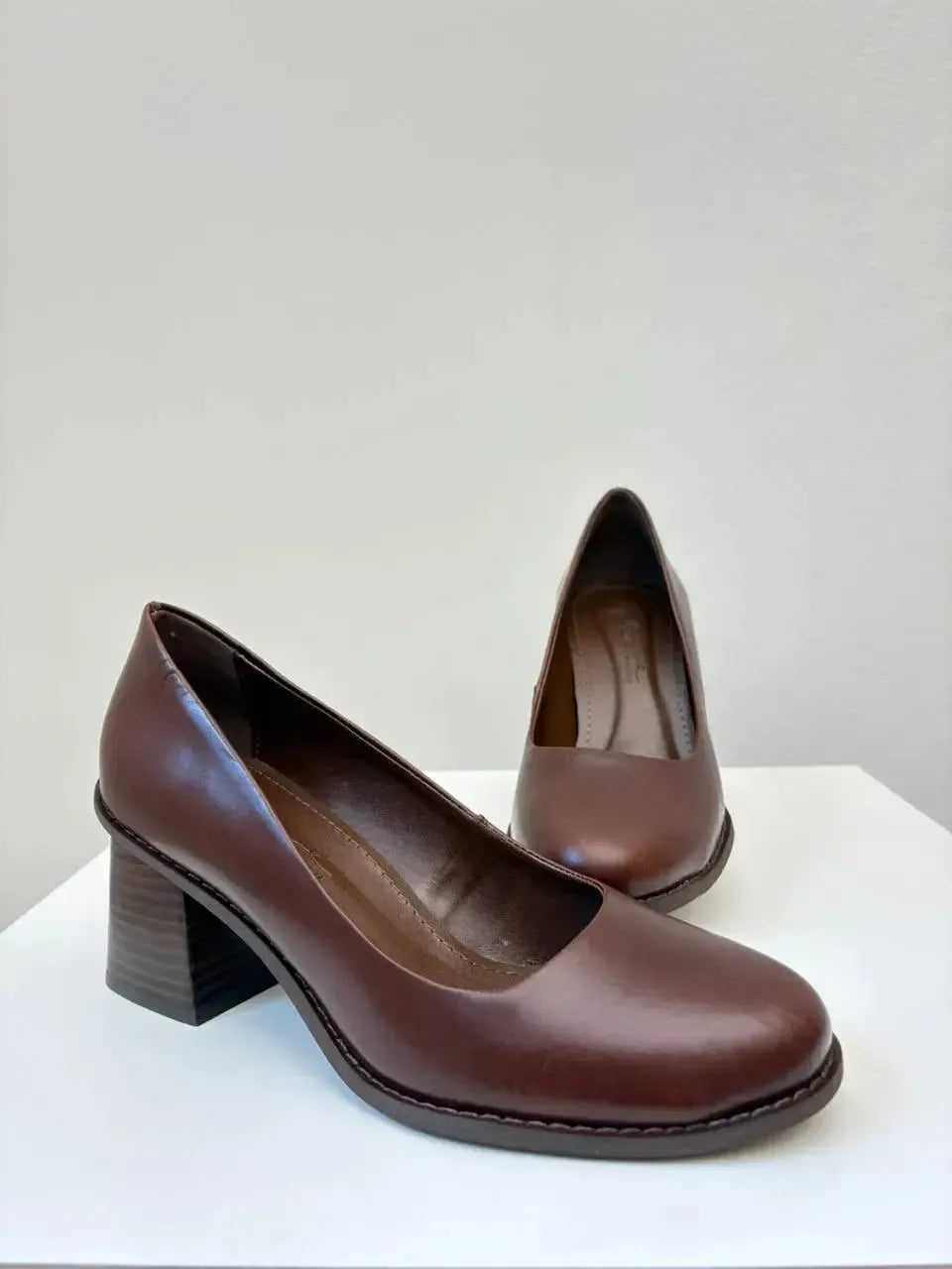 Scarpin Ester, Marrom