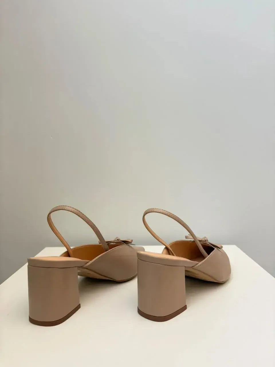 Scarpin Slingback Cecília, Nude