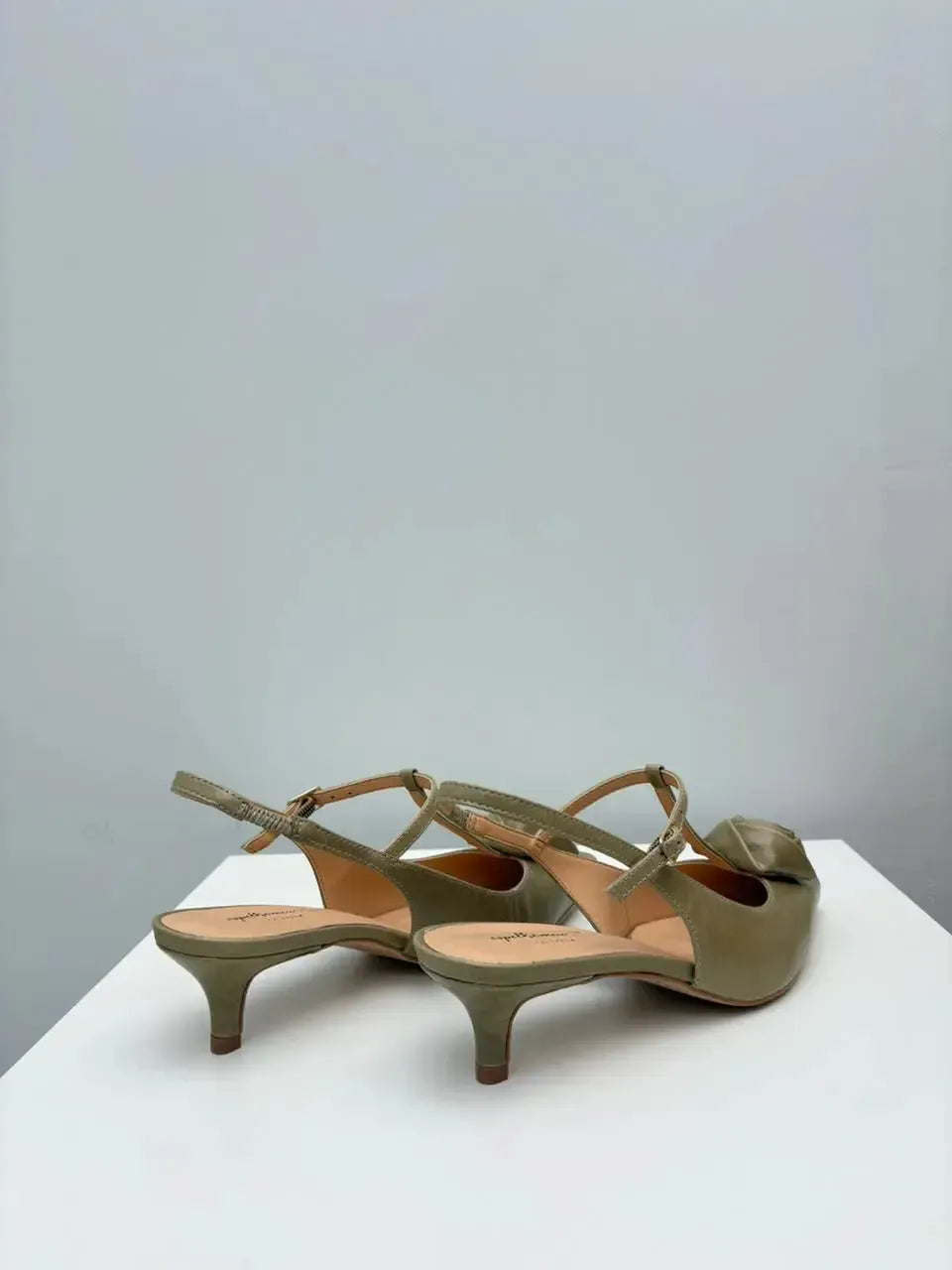 Slingback Jasmine, Verde Matcha