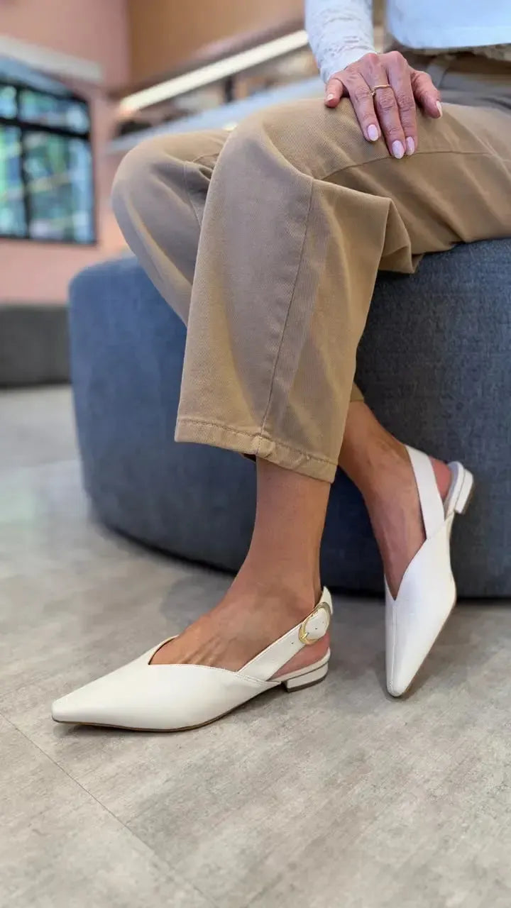 Slingback Luna, Branco