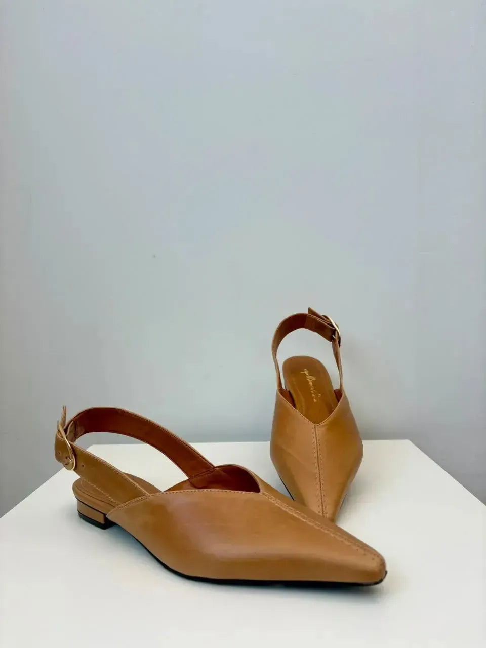 Slingback Luna, Caramelo