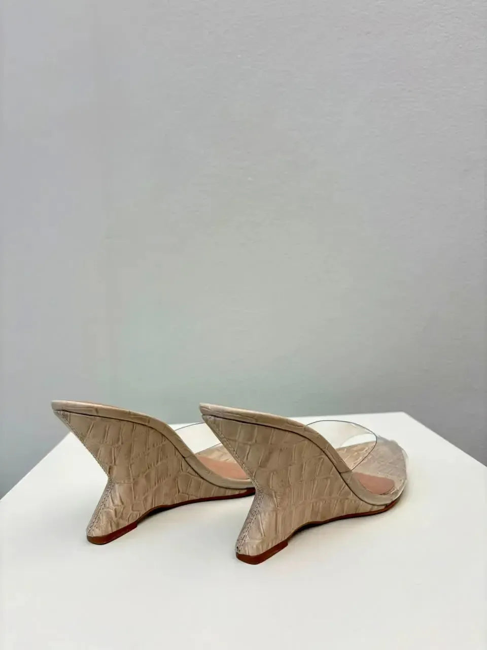 Tamanco Alana, Croco nude