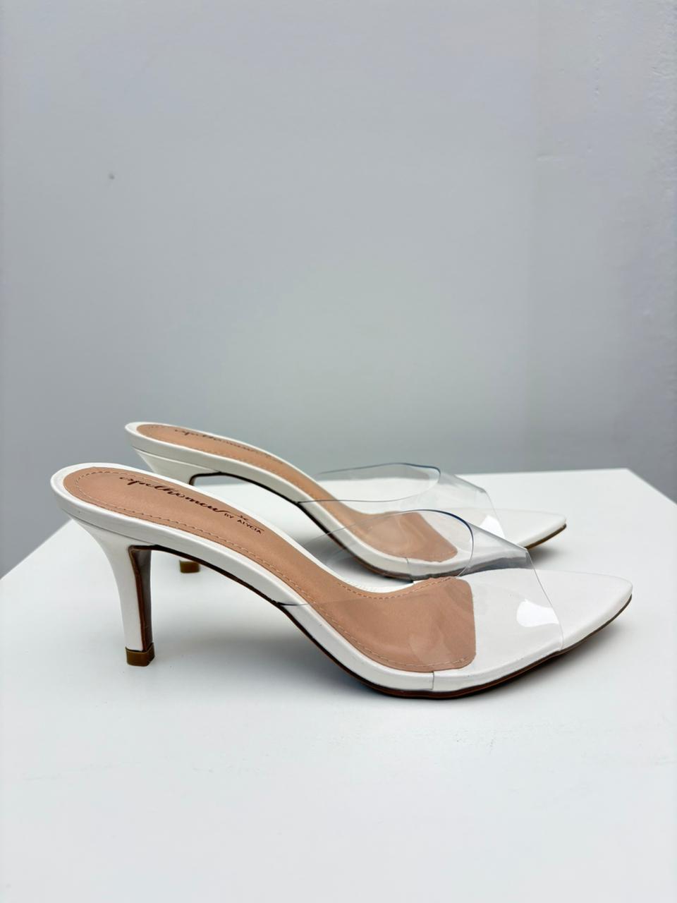 Tamanco Cristal Branco